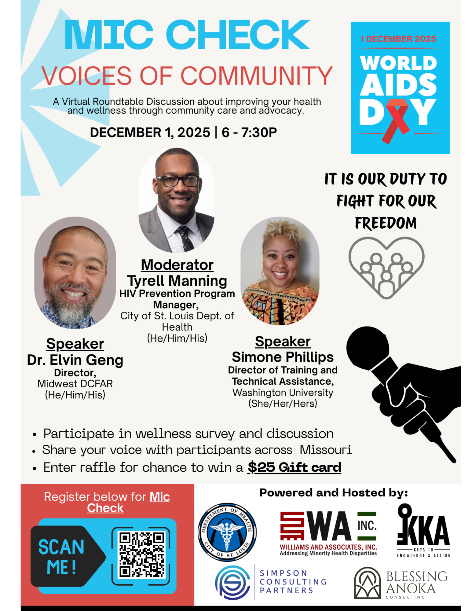 Mic Check: Voices of Community