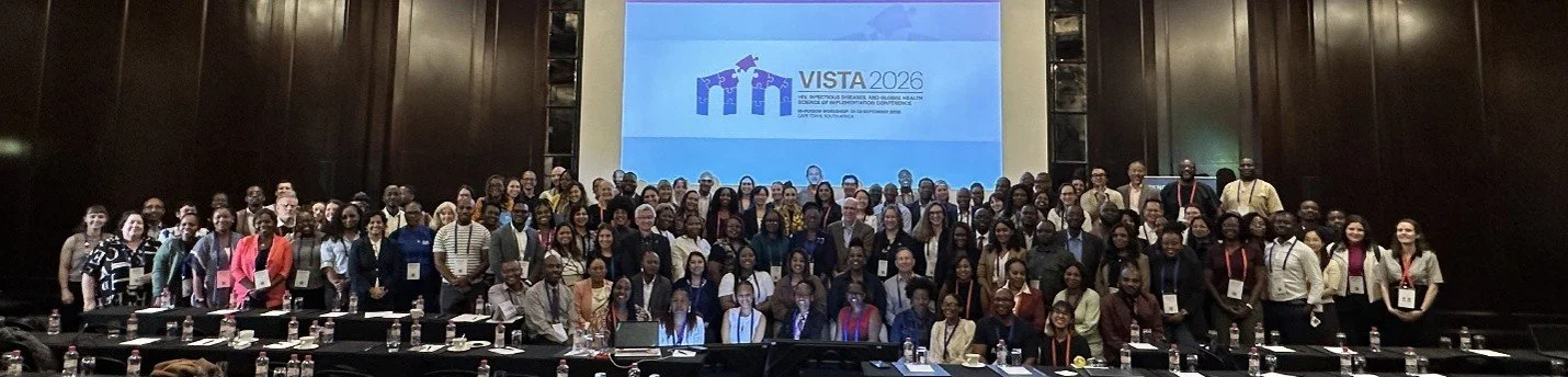 Vista 2026 attendees pose for a group photo