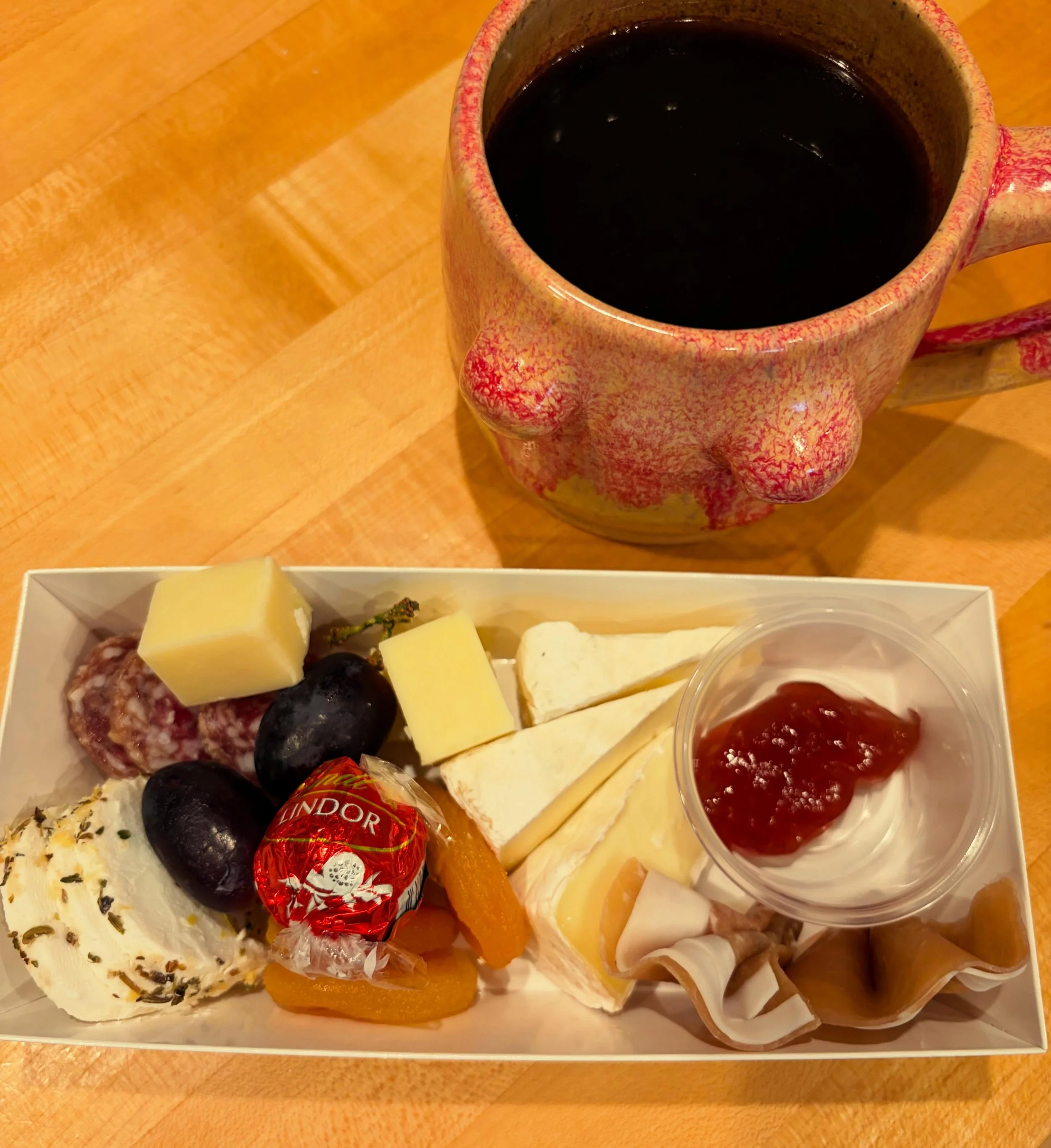 Our girl dinner boxes also make a great girl morning! 

Reminder, we&rsquo;re closed on Wednesday. See you Thursday!

#cheeseforbreakfast #travelday #goudaday