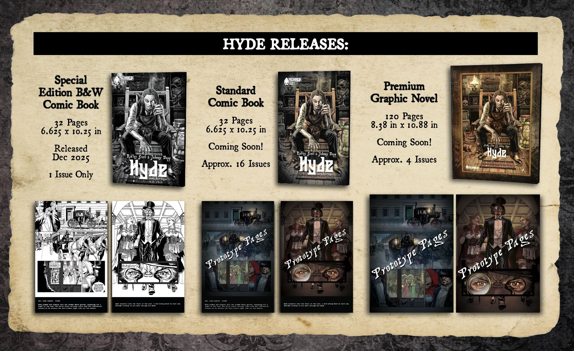 A Word On The HYDE Graphic Novels