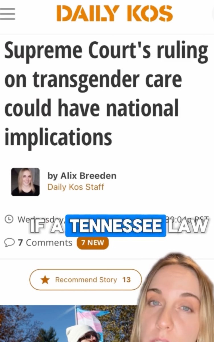 Gender affirming care for transgender youth was debated before the Supreme Court. 