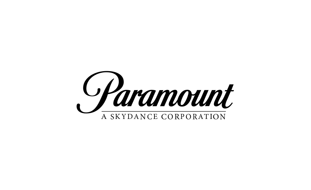 Paramount logo in black on white background