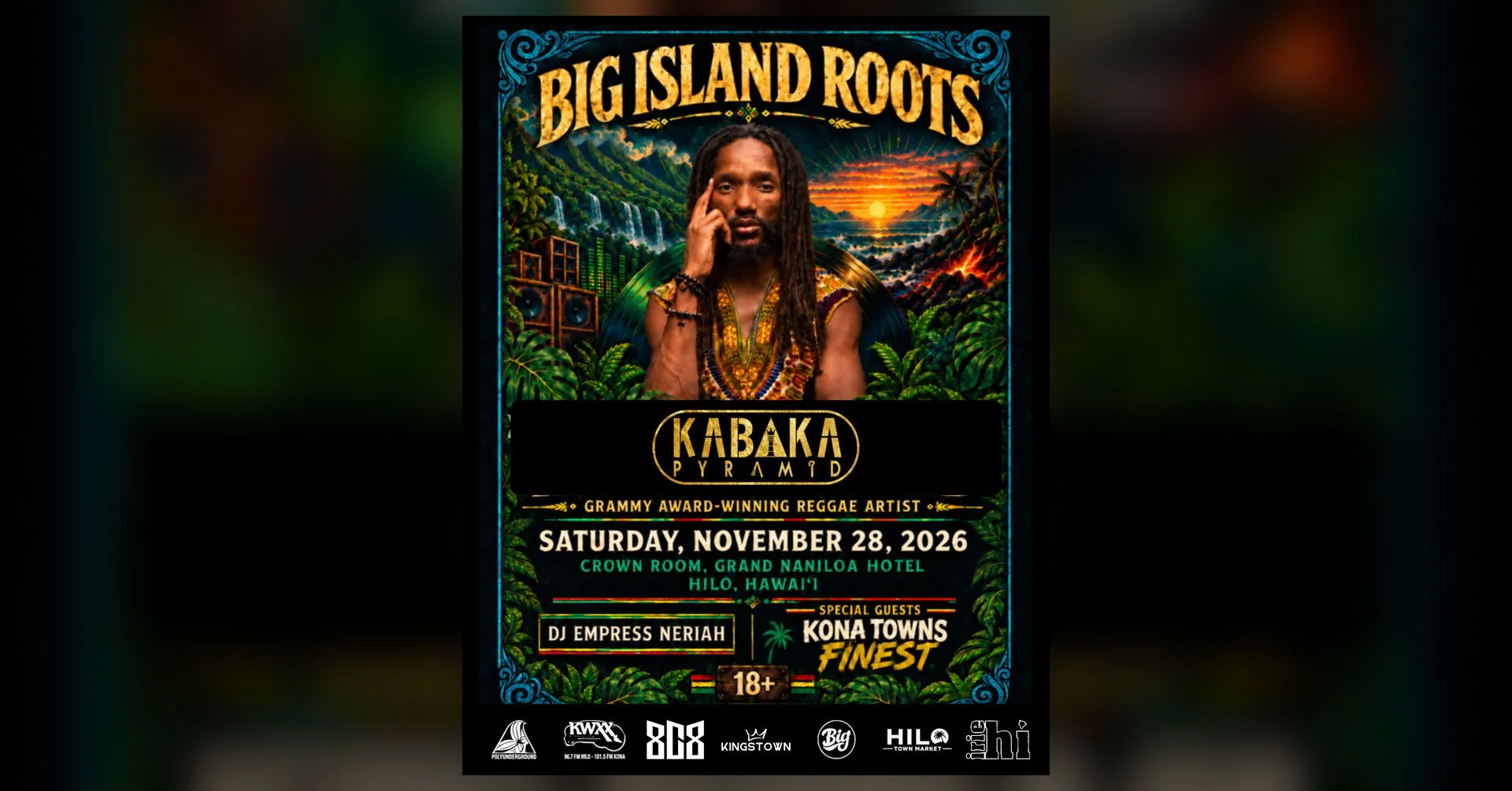 Kabaka Pyramid Live in Hilo