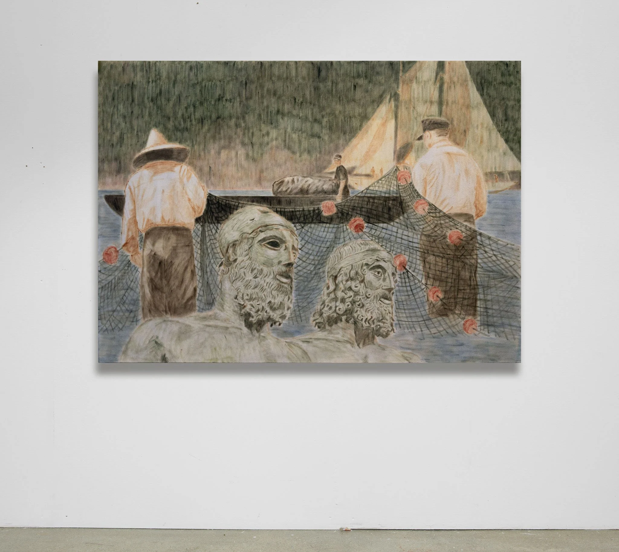 Jonathan Tignor 'Ghost-Ship' Oil Painting 2025