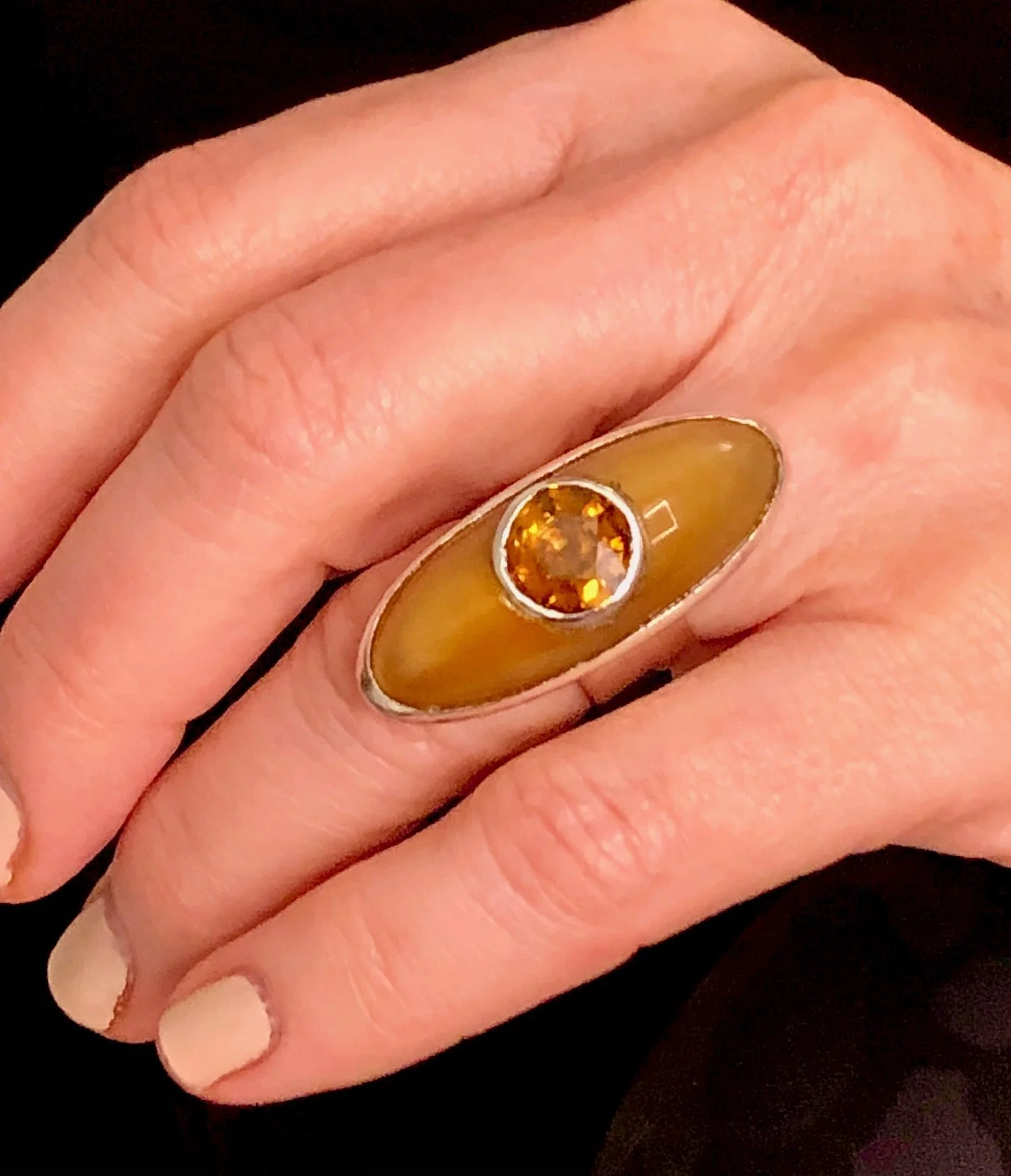 Carnelian-Sphene Ring_1.jpg