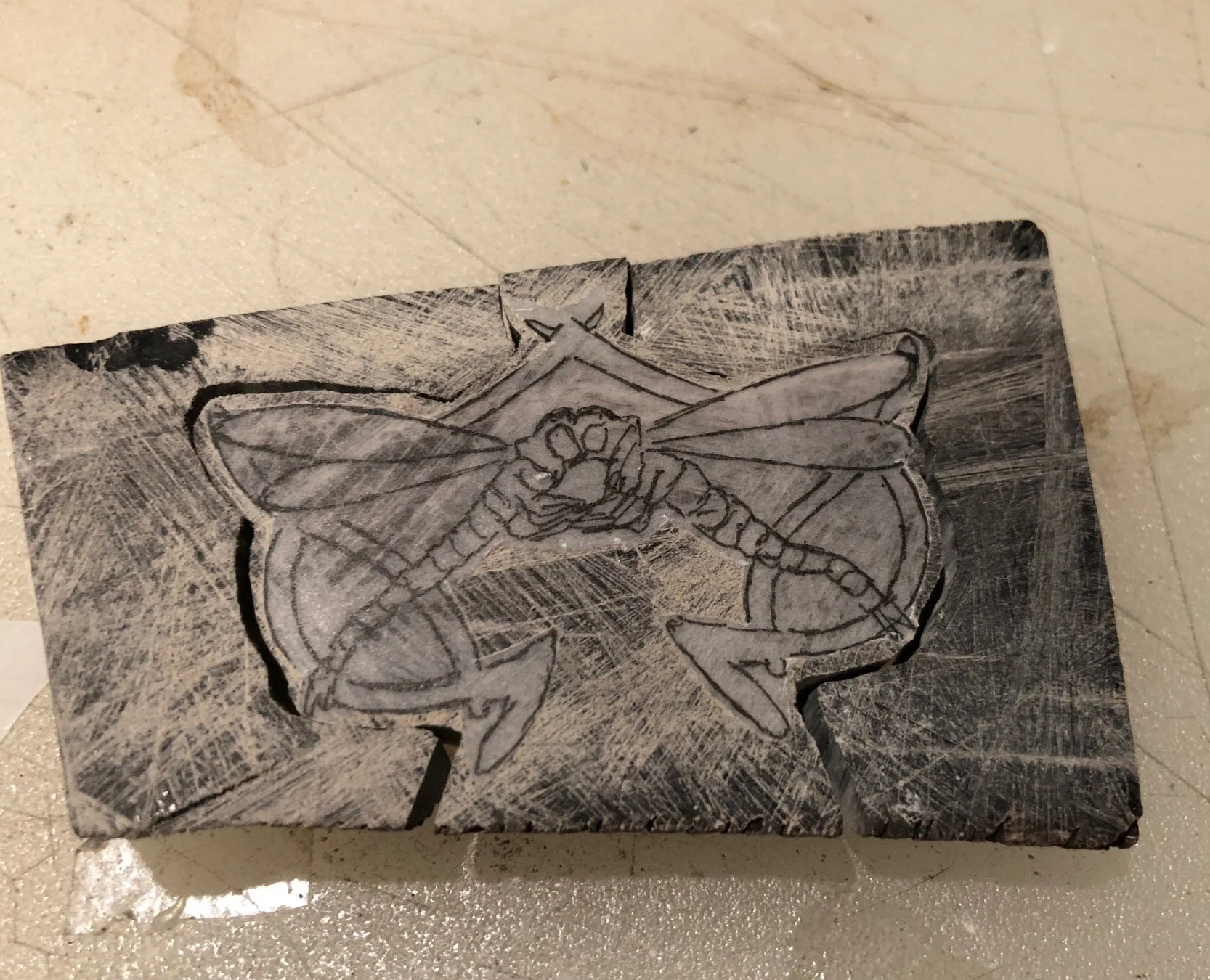 Dragonfly Amber Waterbuffalo Necklace.jpg