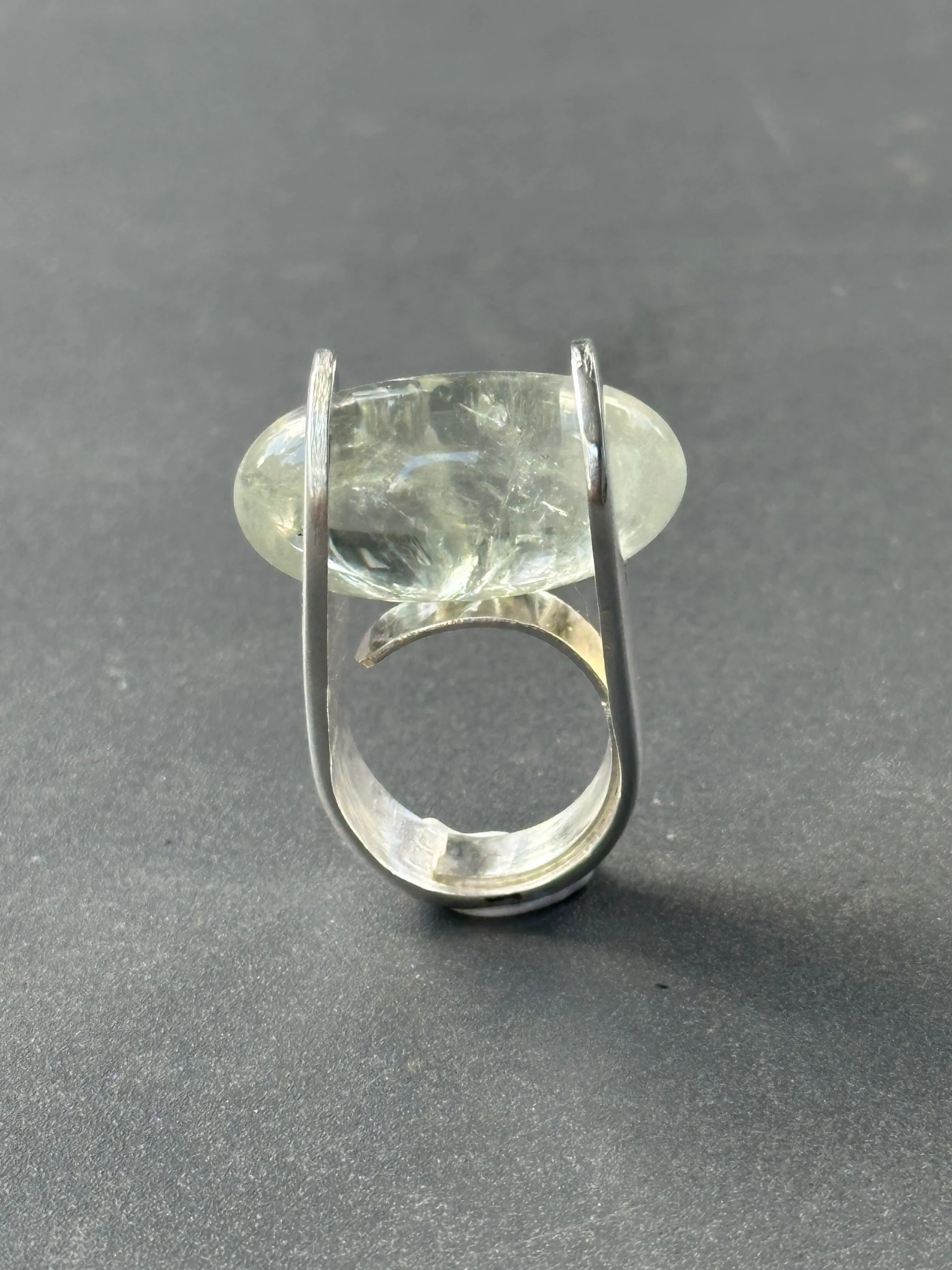 Quartz Football Ring