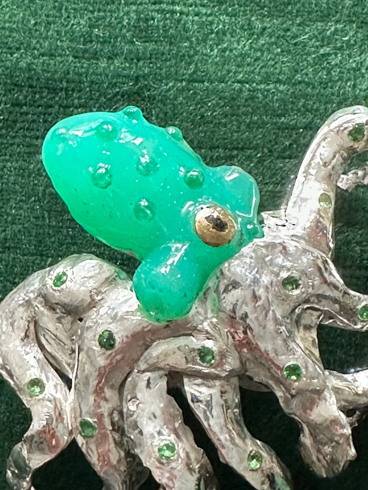 Fancy Octopus in Chrysoprase, Emerald, Tzavorite_1.jpeg