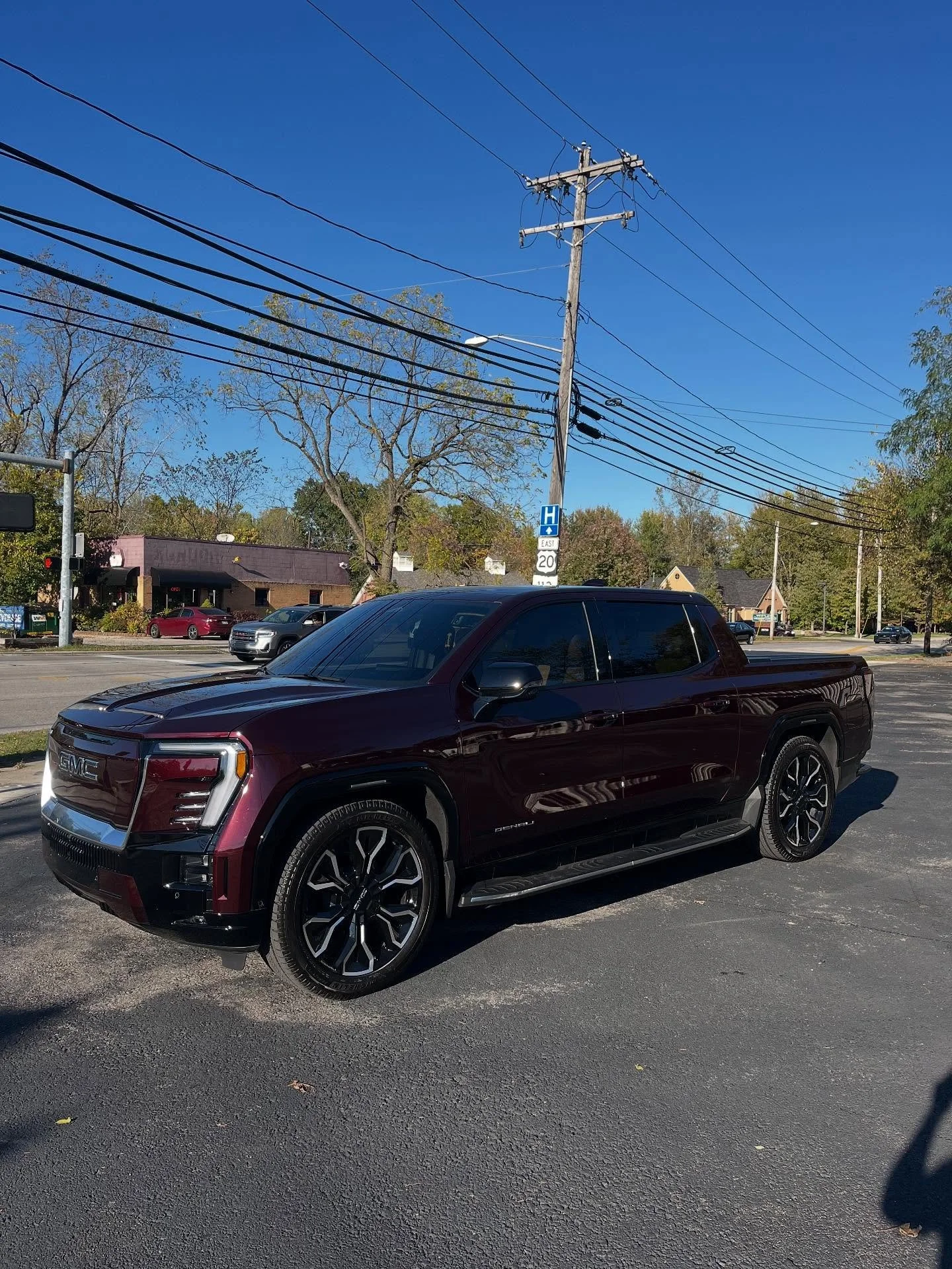Sierra EV in for window tint for our friends over at @westlakelaserwash