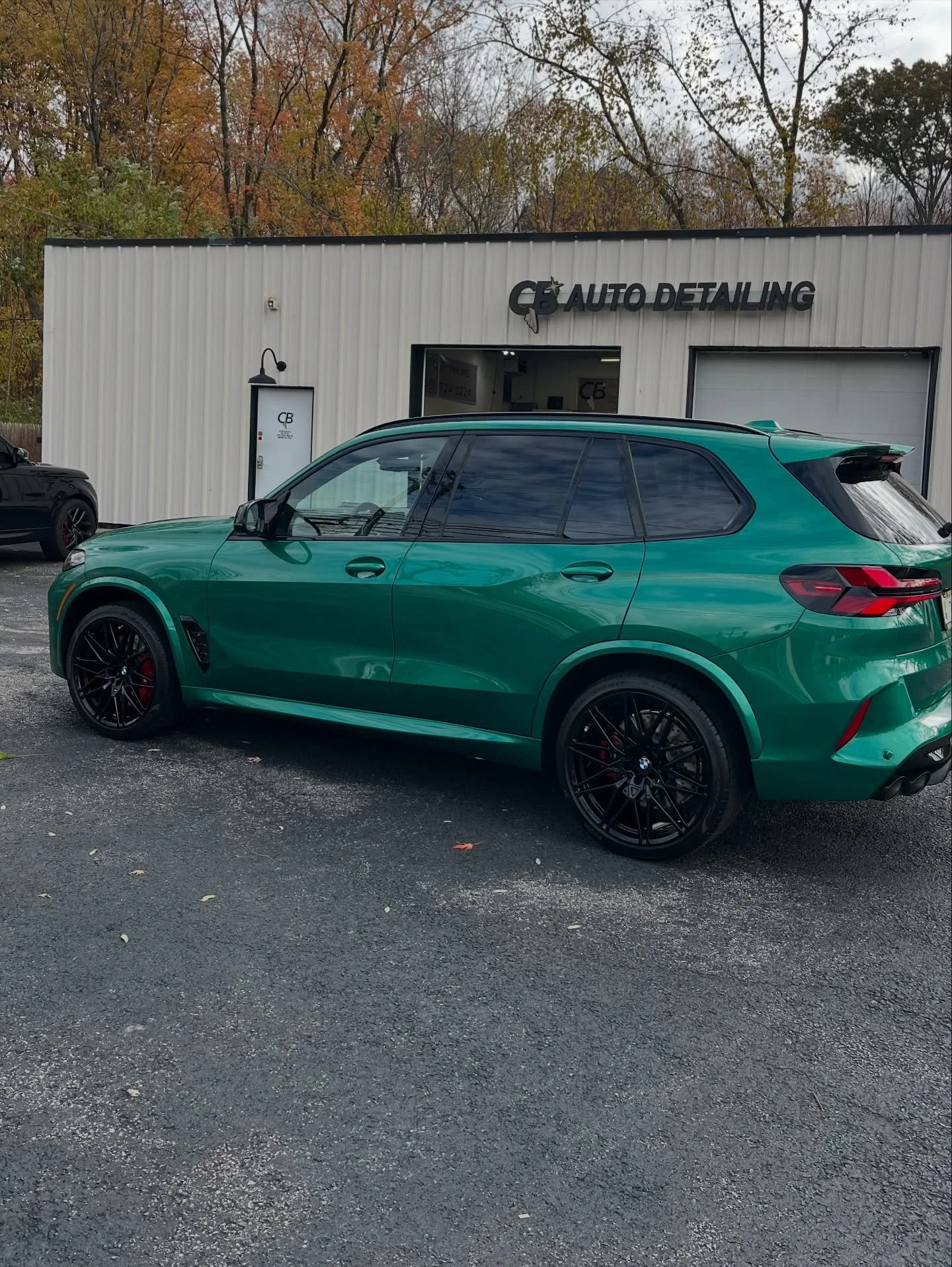 Beautiful X5M Competition in for the full front end wrapped in PPF and a 5 Year Ceramic Coating!
