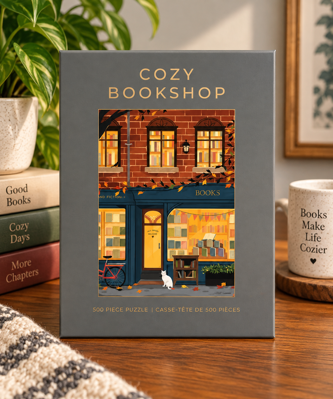 Cozy Bookshop - 500 Piece Puzzle (Copy)
