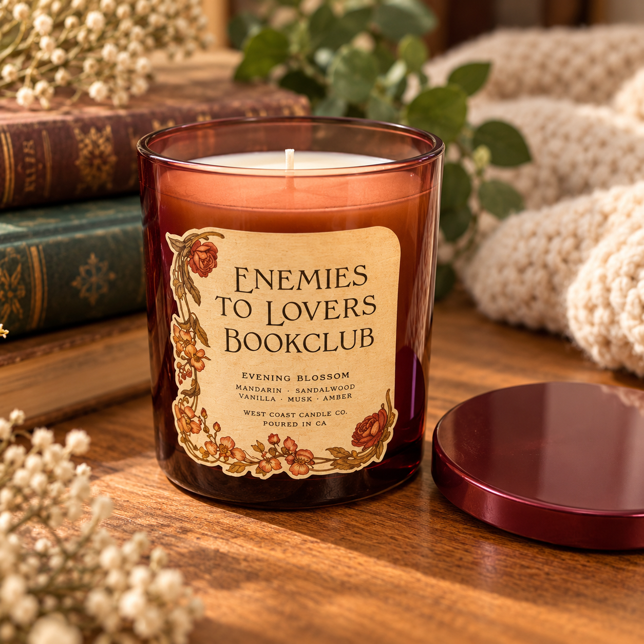 Enemies to Lovers Book Club Candle - 9 oz
