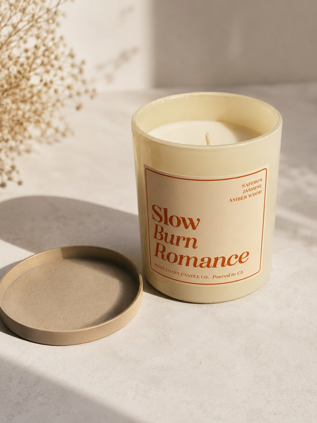 Slow Burn Romance Candle - 9 oz