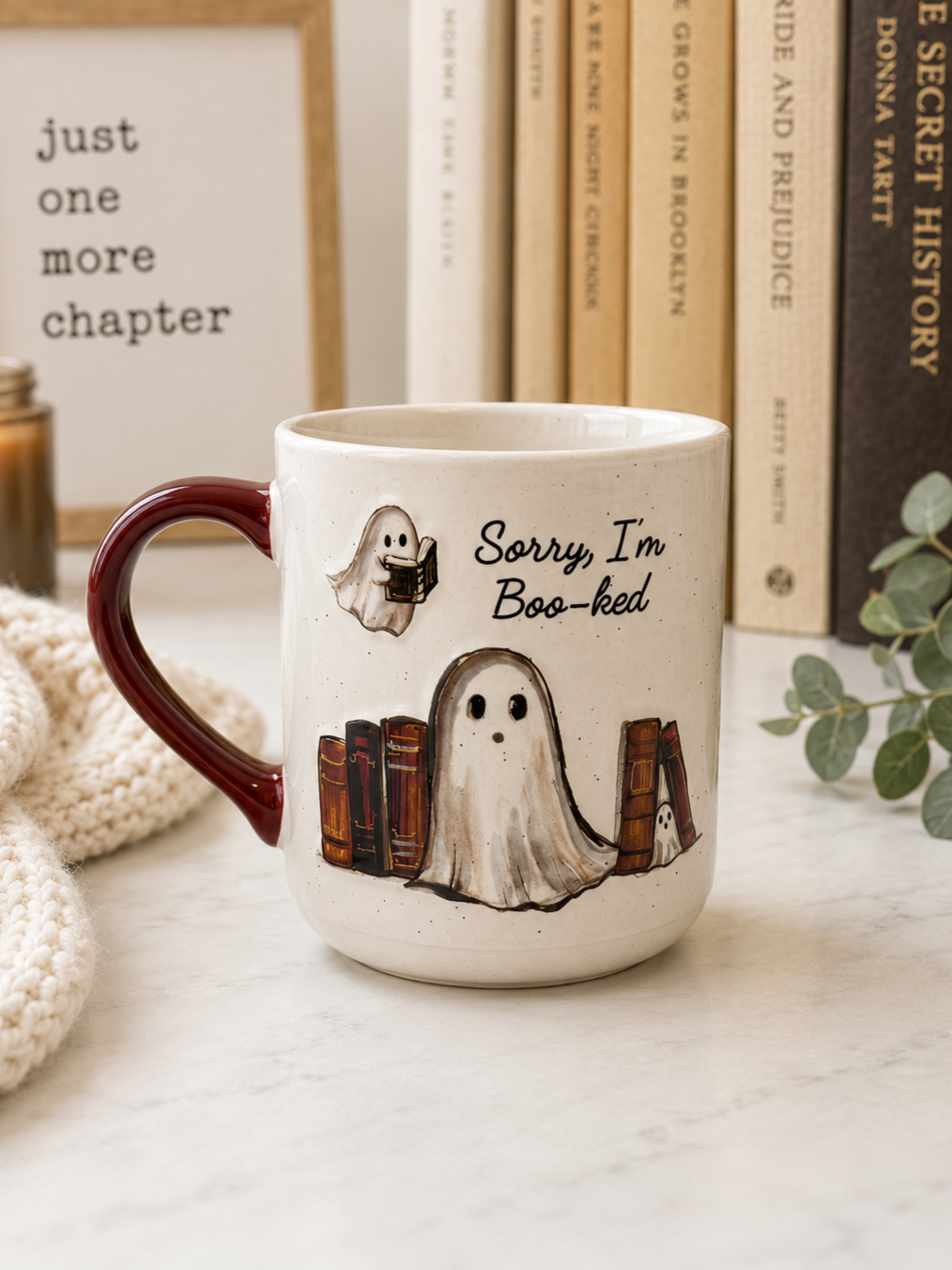 Sorry, I’m Boo-ked Mug