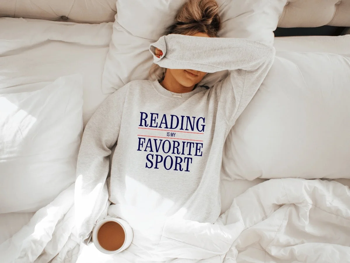 Reading Is My Favorite Sport Crewneck