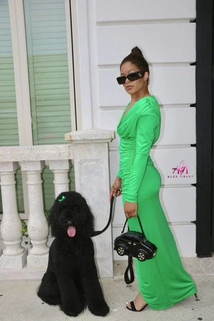 money green dress Taleah Cut Out Maxi Dress Green| Beginning Boutique US 6 main image 0
