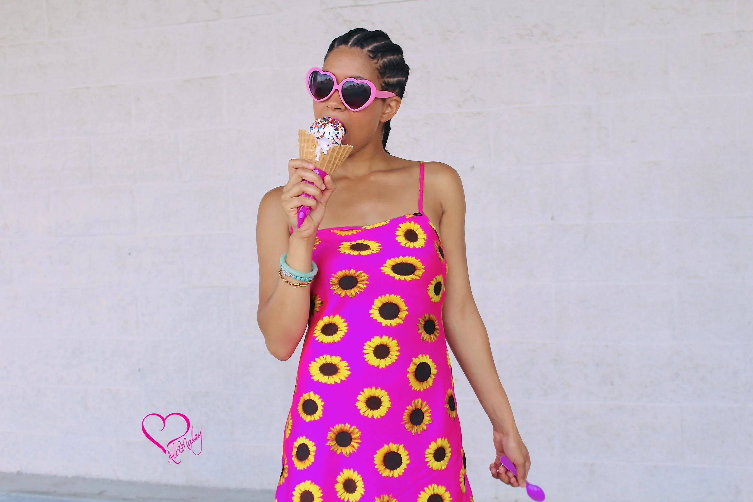 pink sunflower dress DAHLIA SUNFLOWER HALTER NECK RUFFLE MAXI DRESS IN PINK