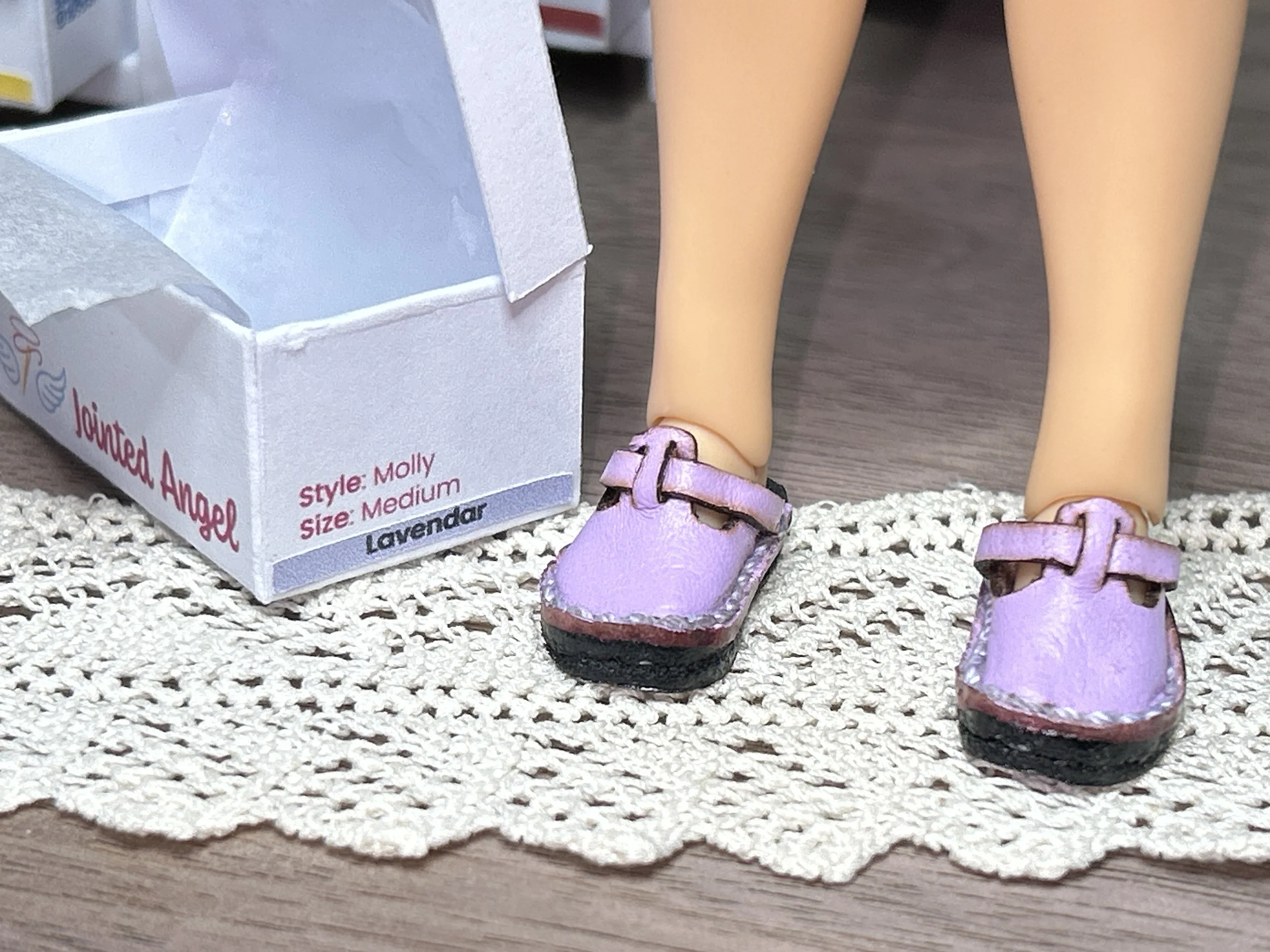 Molly: Lavendar Medium top view on doll