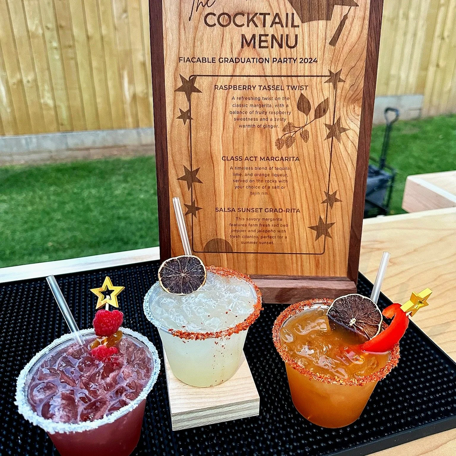 CRAFT COCKTAILS CUSTOM MENUS GARNISHES BAR PARTY EVENTS