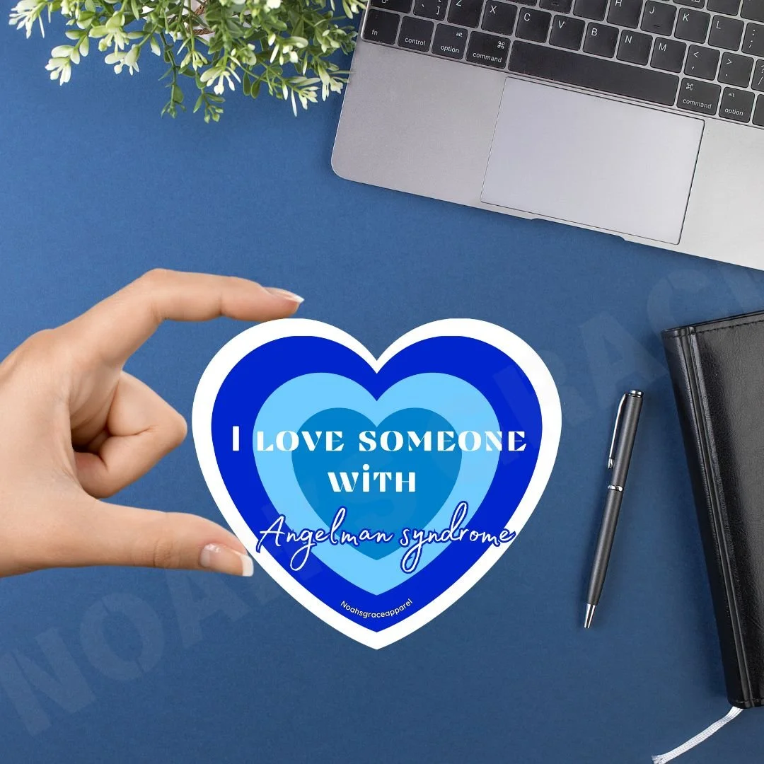 I love Someone with Angelman Syndrome Sticker