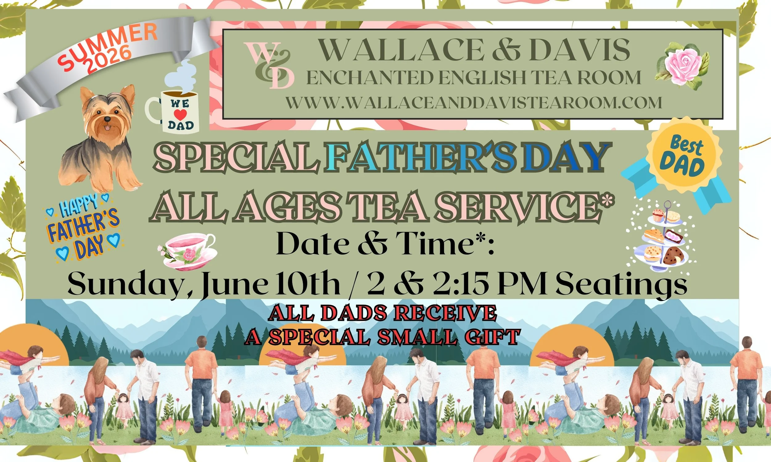 Special Father’s Day All-Ages Tea Service