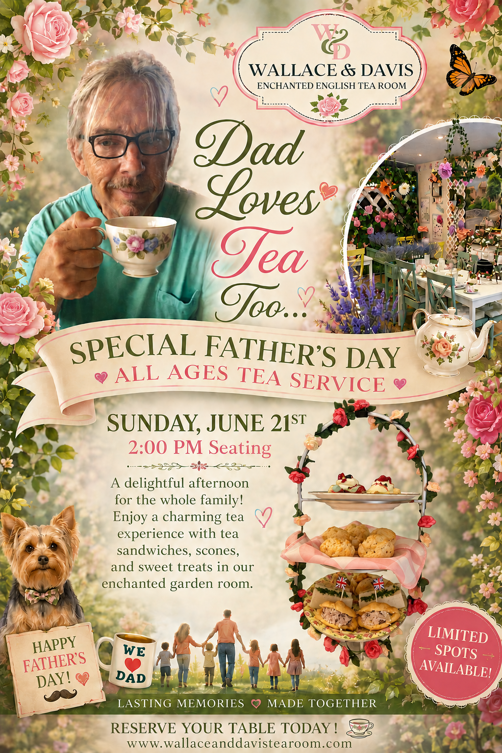 Special Father’s Day All-Ages Tea Service