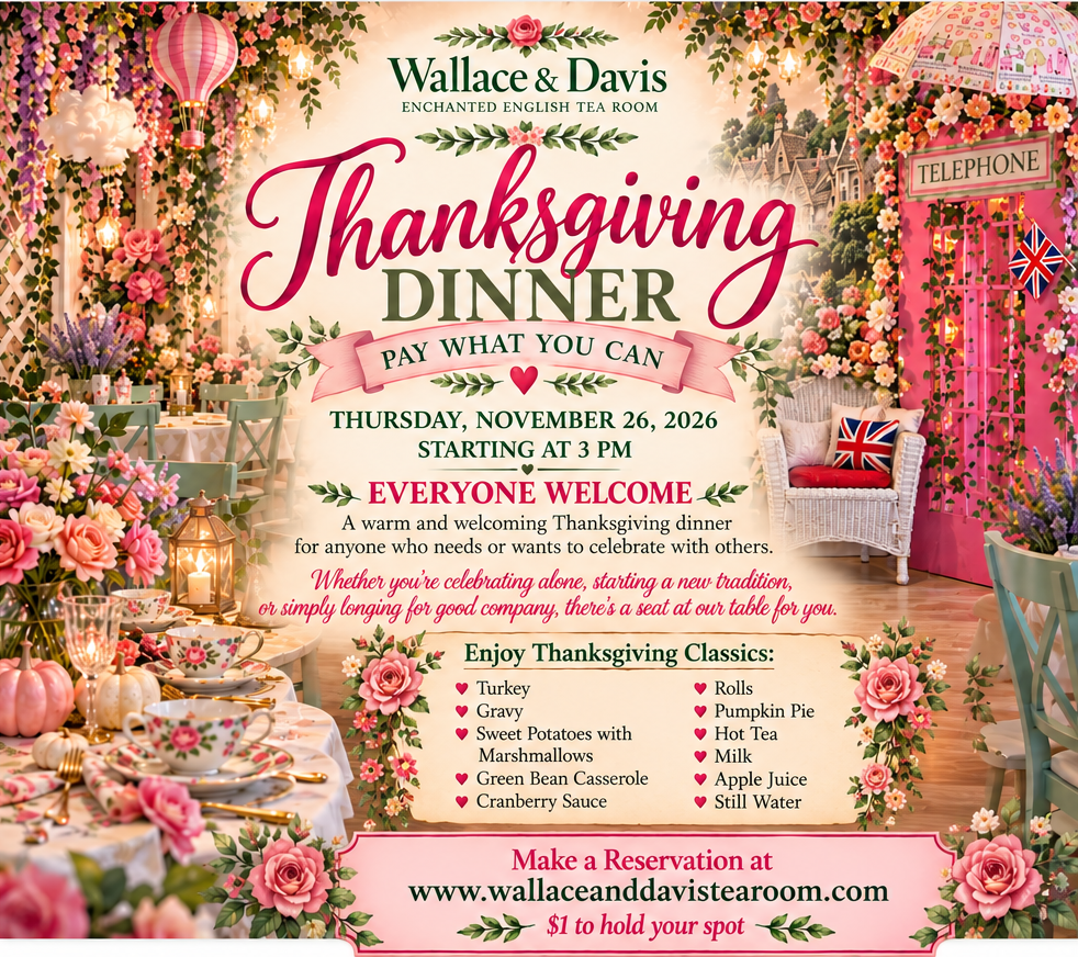 Thanksgiving Dinner 2026 - Pay What You Can
