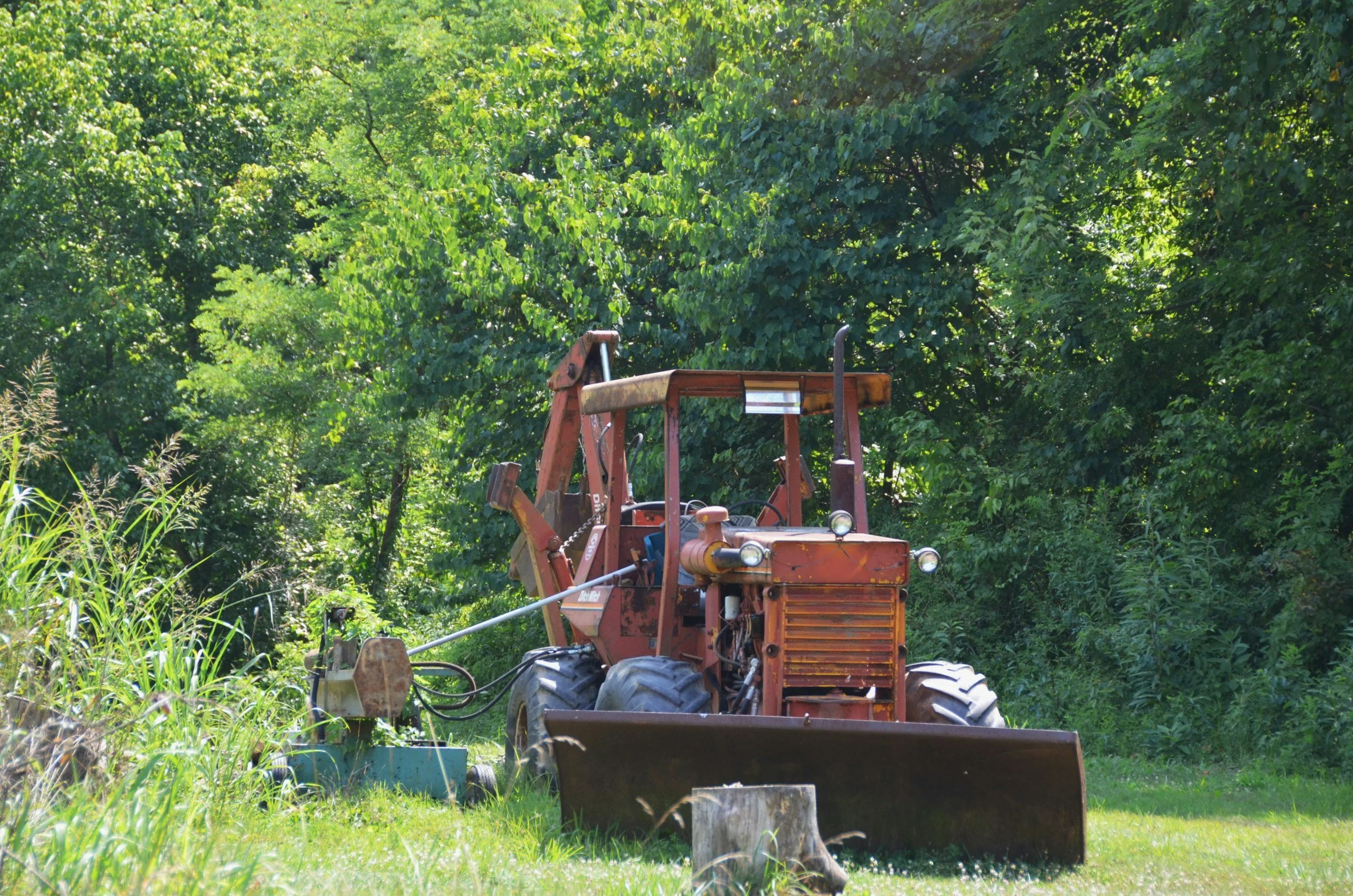 We began construction in...