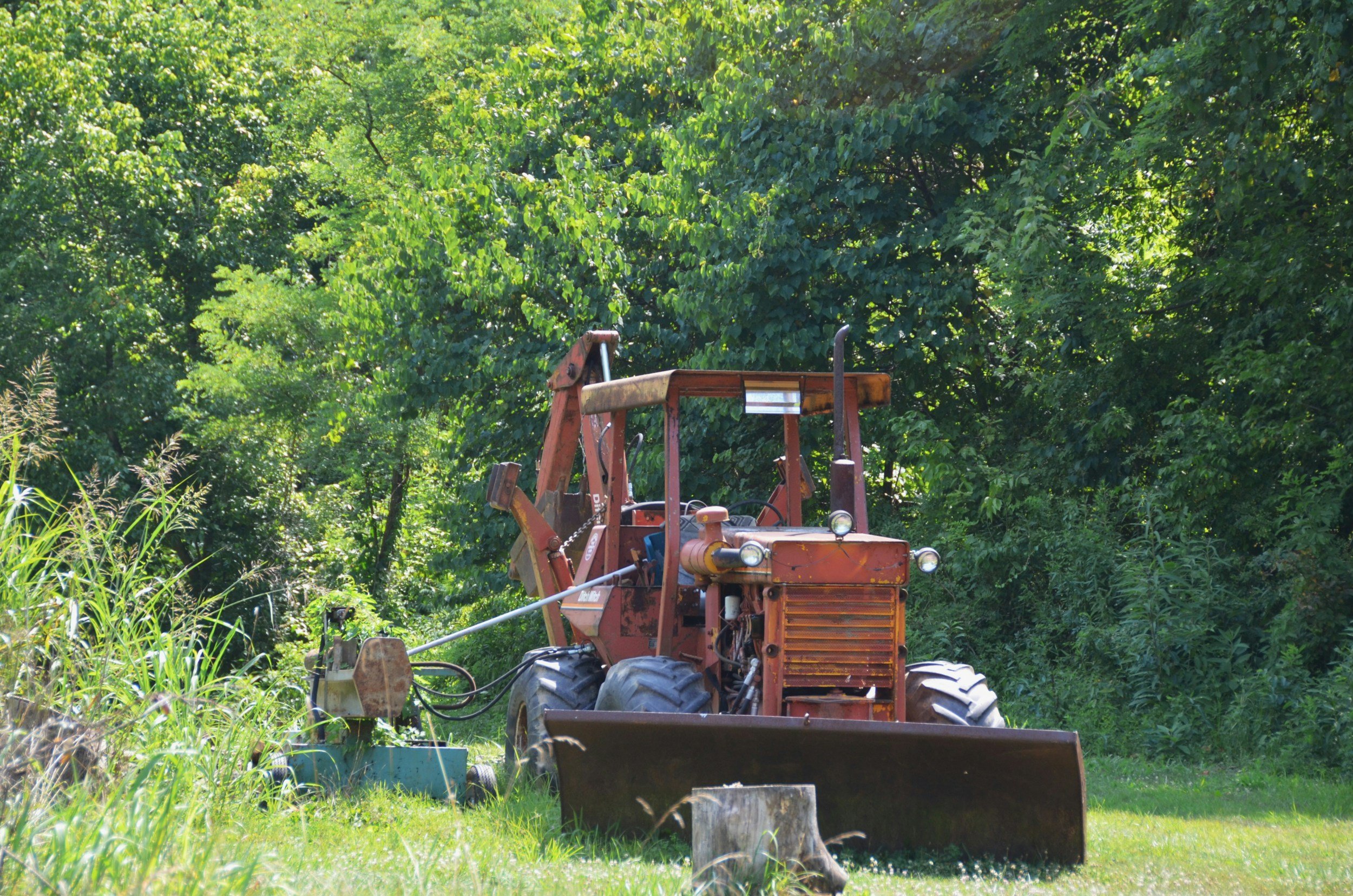 We began construction in...