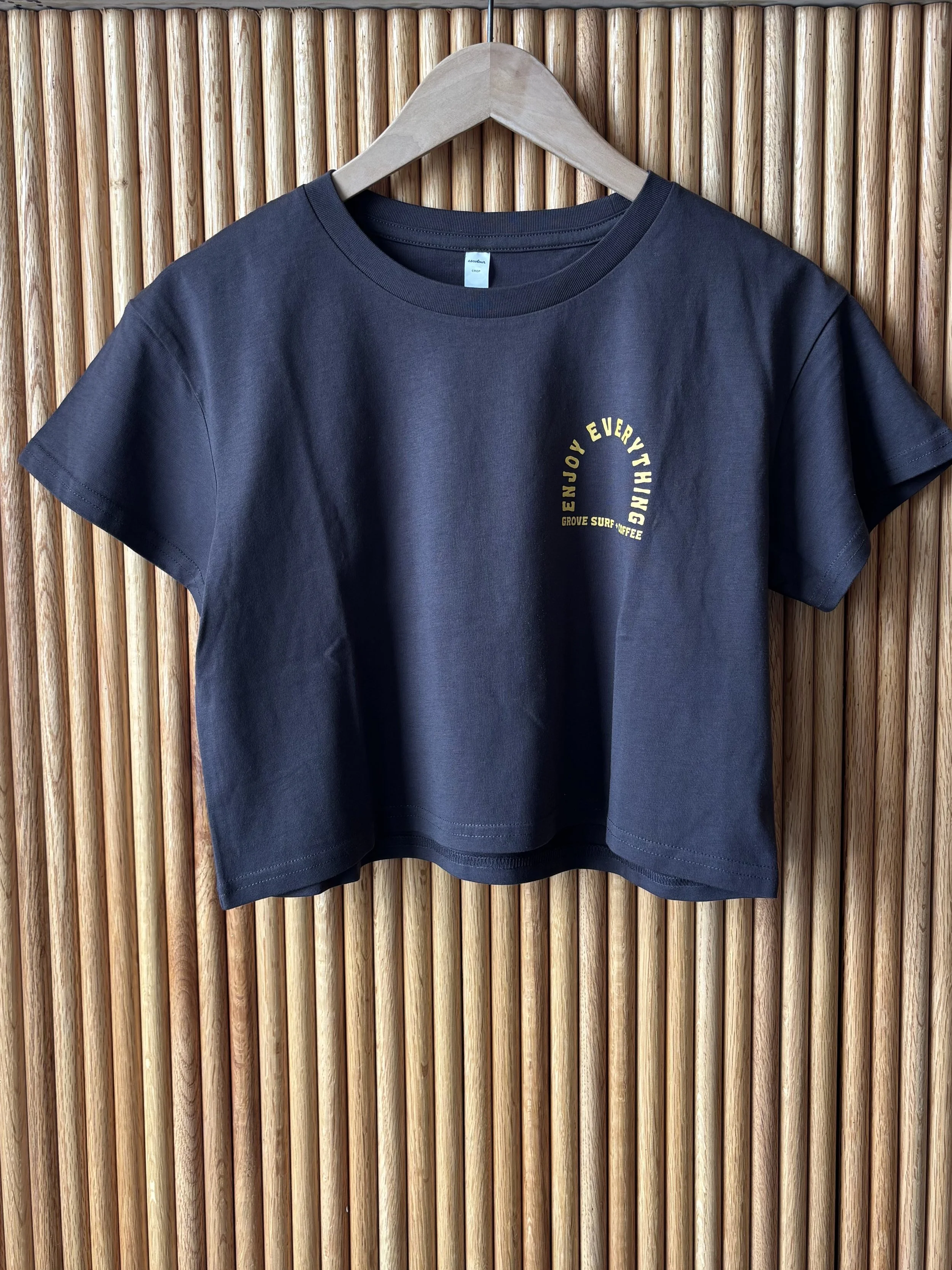 Grove St Pete Beach Best Coffee Gator Womens Tee-Front.jpg
