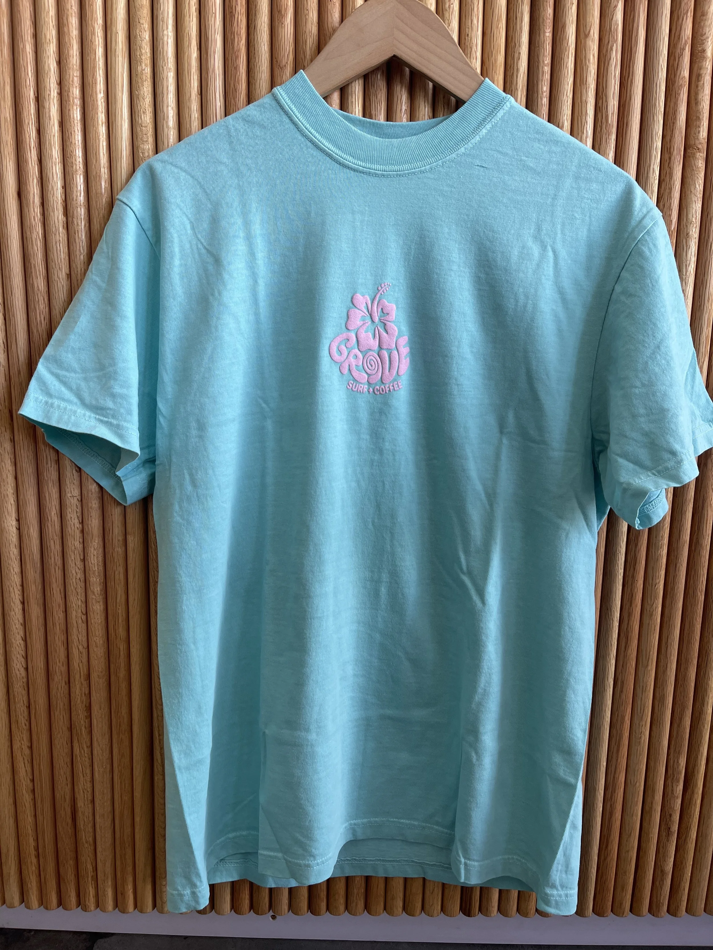 Grove St. Pete Beach Best Coffee Hibiscus Tee.jpeg