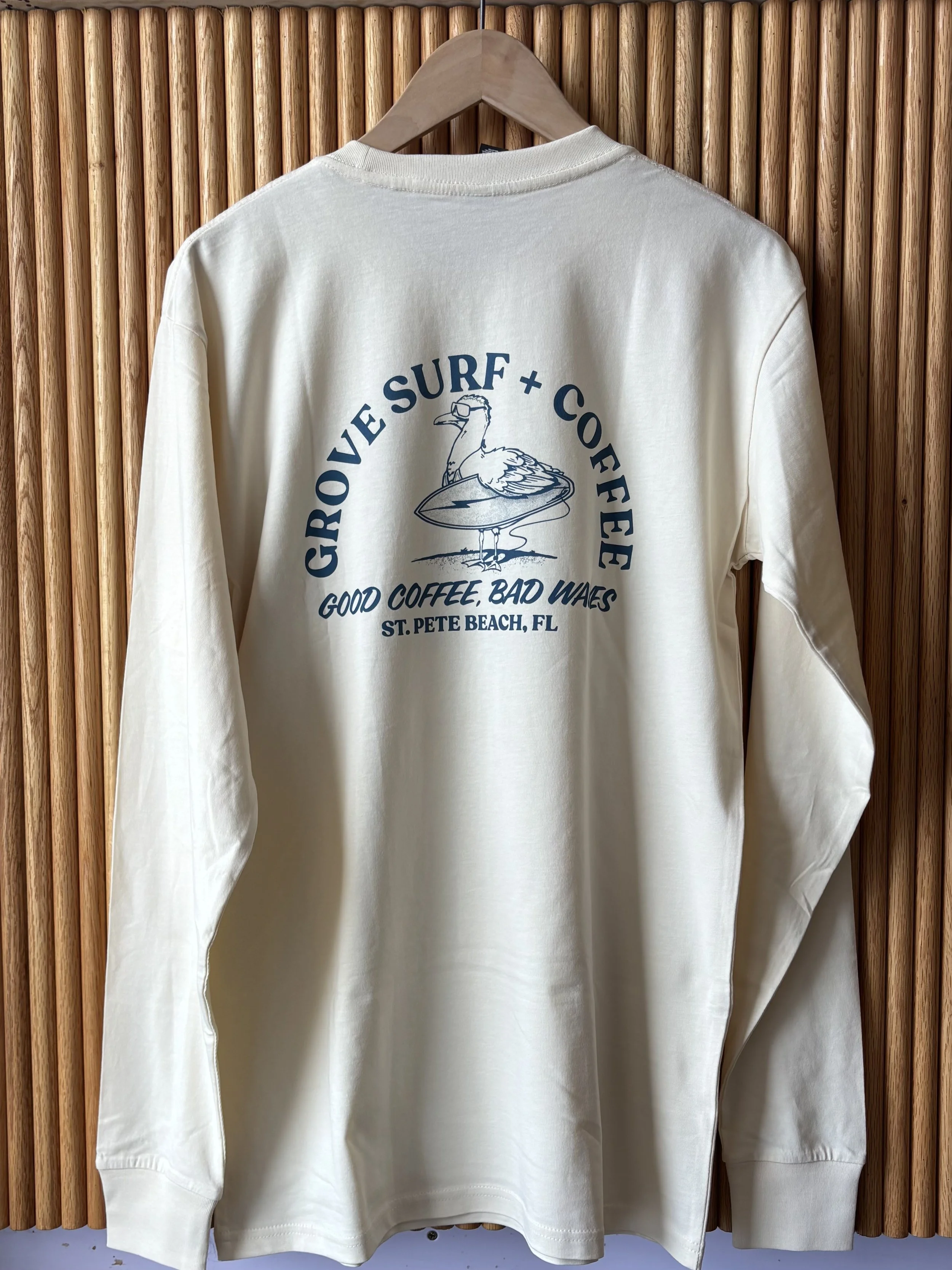 Surfer Gull L/S Tee - Ecru