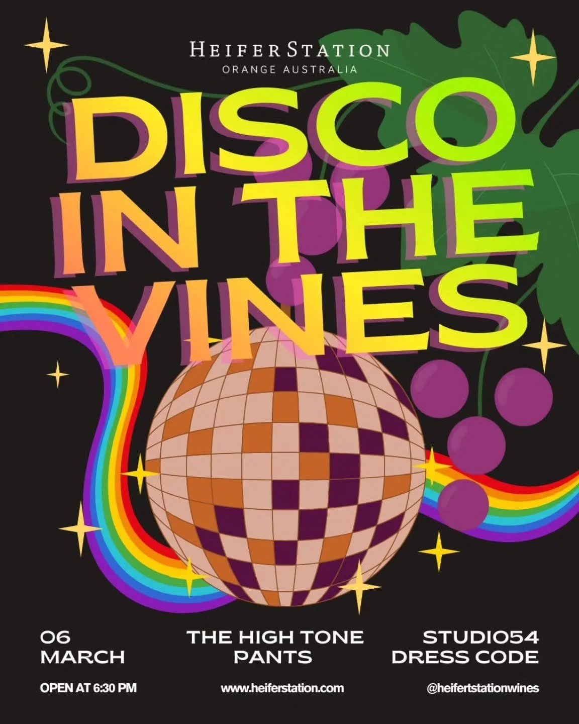 Catch us this Friday night at @heiferstationwines for Disco in the Vines!

Tickets are $75 which includes live disco band, bus transfers to and from and a cocktail on arrival!

We will be set up selling pizza and cannoli to keep the party going.

Tic