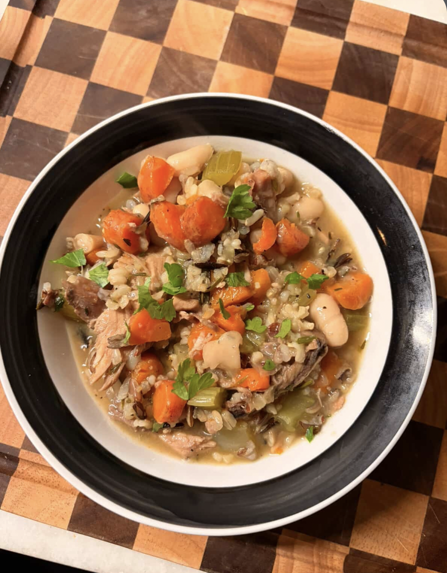 Wild Rice &amp; Turkey Soup