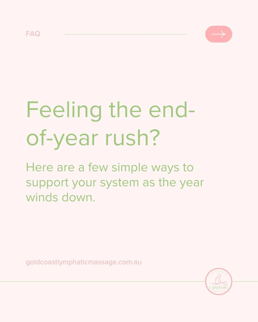 As the year draws to a close, it&rsquo;s easy to push through on autopilot, but your body and mind need time to slow down, too. 🫶🏼

Simple choices like moving daily, drinking more water, and getting enough rest can make a big difference in how you 
