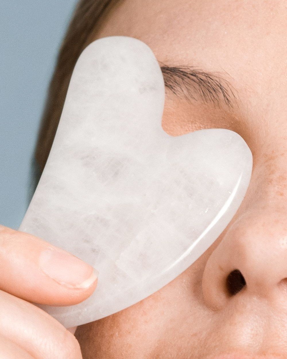 If you want your skin to look fresh and lifted before makeup, gua sha is the tool we always reach for.

Gua sha helps stimulate circulation, reduce puffiness and support lymphatic flow through the face and neck. Just a few gentle sweeps can leave you