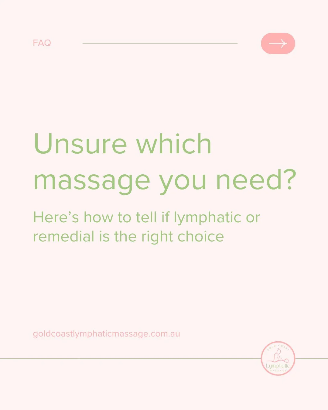 Not sure which massage style your body needs?

It&rsquo;s a question we hear often, and understanding the difference can help you choose the treatment that will support you best.

Lymphatic massage is ideal for clients experiencing bloating, fluid re