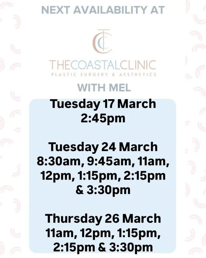 ⭐️Book Mel at Gold Coast Breast Centre
⭐️Level 1, 63 Ferry Rd, Southport Qld 4215
⭐️call 07 56233308 or book through link 
⭐️Monday&rsquo;s &amp; Wednesday&rsquo;s 8:30am-4:30pm

https://healthengine.com.au/webplugin/?id=99910&amp;doctor=133746&amp;s