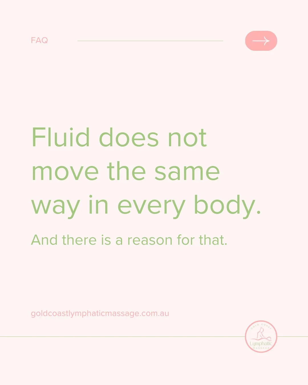 Hormones, stress, surgery and lifestyle all influence how fluid moves through the body.

This is why lymphatic massage is never one size fits all. Treatments are adjusted based on how the body is responding, what it has been through and what it needs