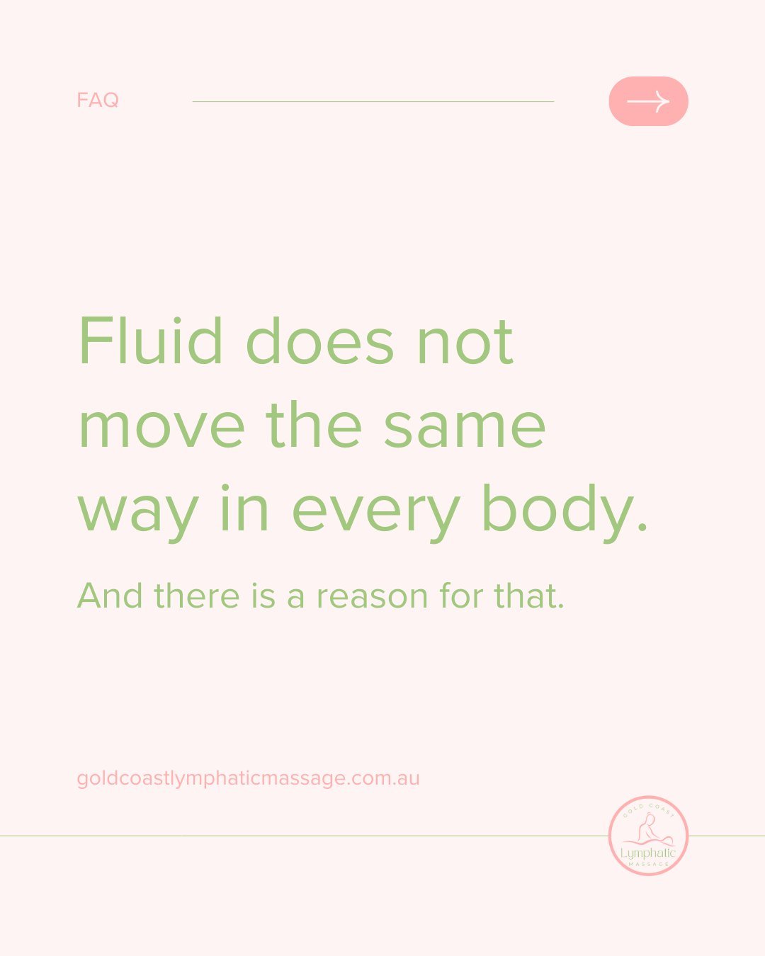 Hormones, stress, surgery and lifestyle all influence how fluid moves through the body.

This is why lymphatic massage is never one size fits all. Treatments are adjusted based on how the body is responding, what it has been through and what it needs