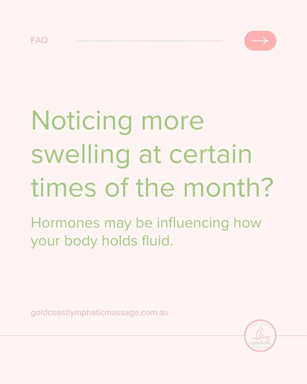 Many women notice predictable changes in swelling or bloating throughout the month.

Hormones influence more than mood. They also influence circulation and fluid balance. When you understand this pattern, you can respond to it rather than feel caught