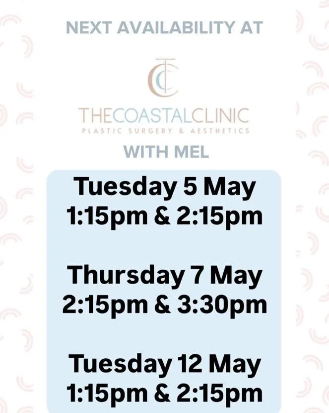 ⭐️Book with Mel at The Coastal Clinic 
⭐️Level 1, 278 Ferry Rd, Southport
⭐️call 56830820 or book through the link below
⭐️Tuesday&rsquo;s &amp; Thursday&rsquo;s 8:30am-4:30pm

https://tinyurl.com/The-Coastal-Clinic
