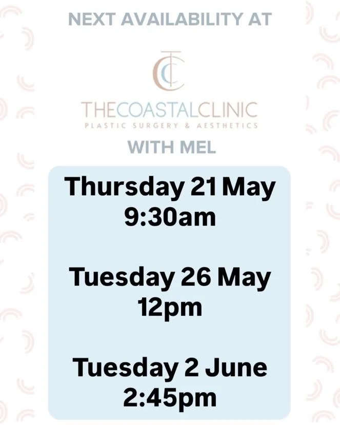 ⭐️Book with Mel at The Coastal Clinic 
⭐️Level 1, 278 Ferry Rd, Southport
⭐️call 56830820 or book through the link below
⭐️Tuesday&rsquo;s &amp; Thursday&rsquo;s 8:30am-4:30pm

https://tinyurl.com/The-Coastal-Clinic