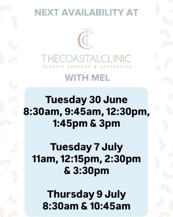 ⭐️Book with Mel at The Coastal Clinic 
⭐️Level 1, 278 Ferry Rd, Southport
⭐️call 56830820 or book through the link below
⭐️Tuesday&rsquo;s &amp; Thursday&rsquo;s 8:30am-4:30pm

https://tinyurl.com/The-Coastal-Clinic