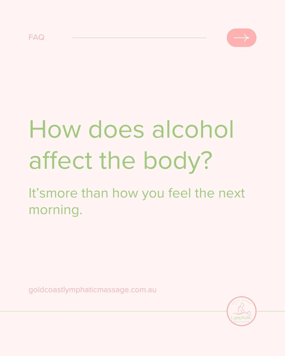 Alcohol puts real load on the lymphatic system, and the effects go beyond the next day. If you're working on reducing puffiness or inflammation, it's worth factoring in.
Book via link in our bio 💗

📍 Southport, Gold Coast

#lymphaticmassagegoldcoas