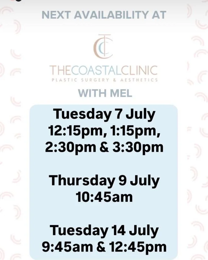 ⭐️Book with Mel at The Coastal Clinic 
⭐️Level 1, 278 Ferry Rd, Southport
⭐️call 56830820 or book through the link below
⭐️Tuesday&rsquo;s &amp; Thursday&rsquo;s 8:30am-4:30pm

https://tinyurl.com/The-Coastal-Clinic