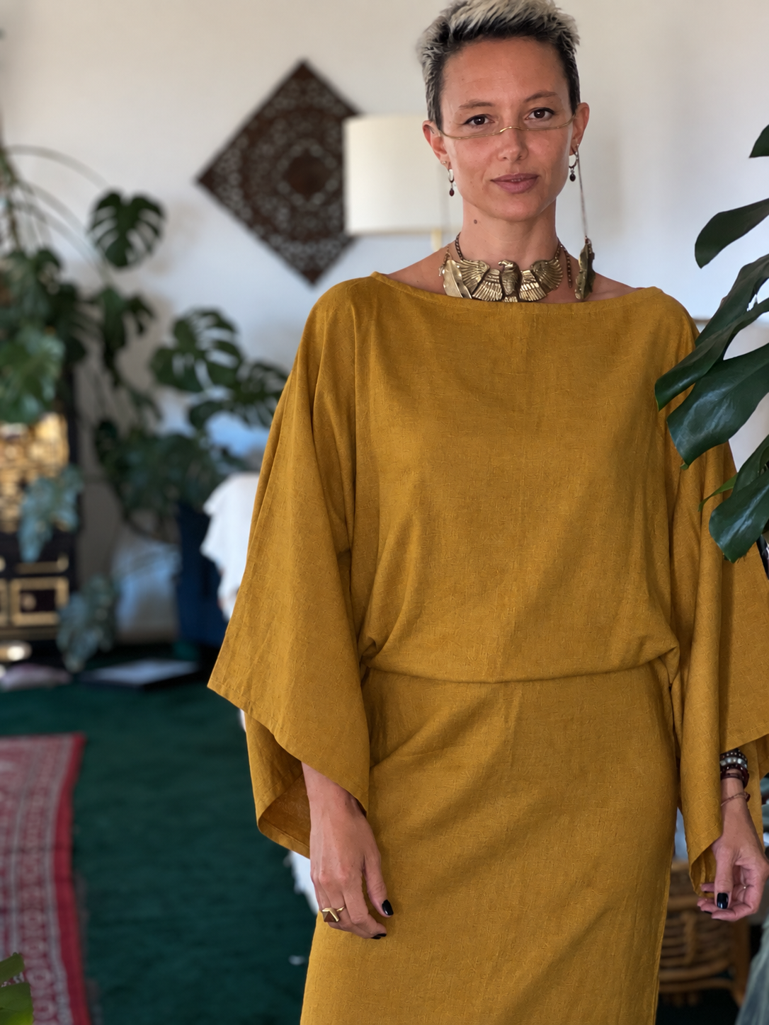 Tara Dress Gold