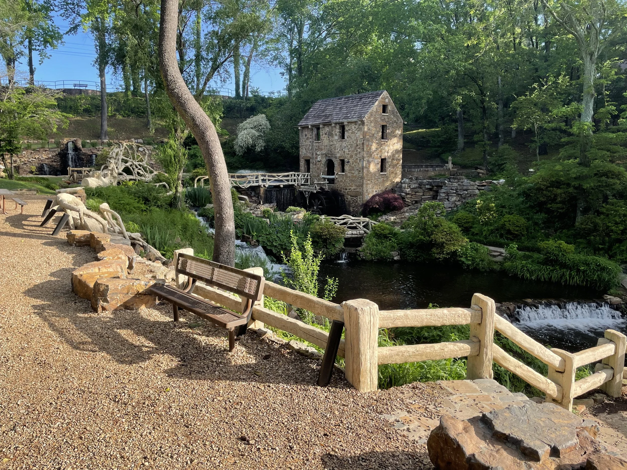Faux-Bois repairs at The Old Mill (Little Rock, AR) - 2024