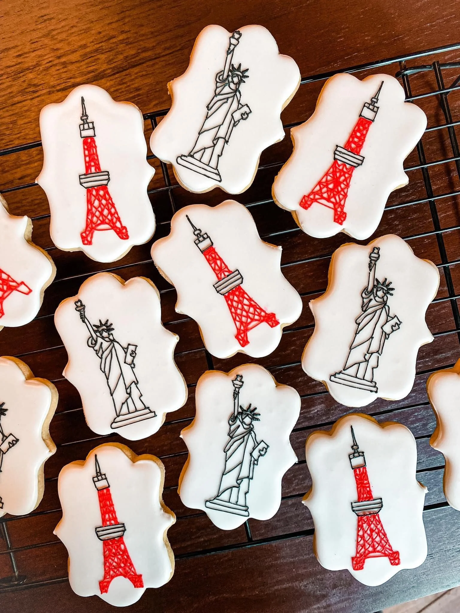 New York + Tokyo Sugar Cookies