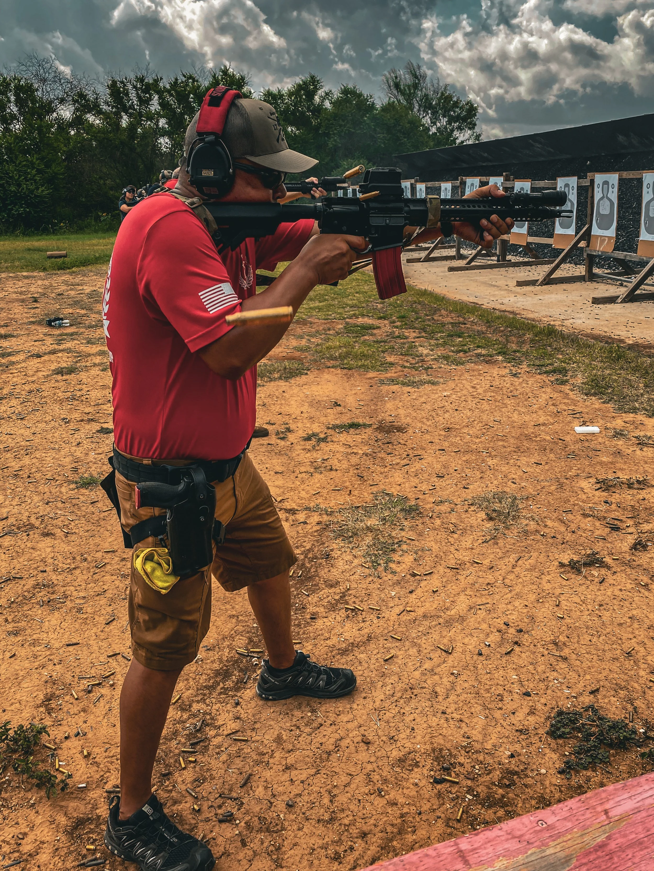 Beginner rifle shooting